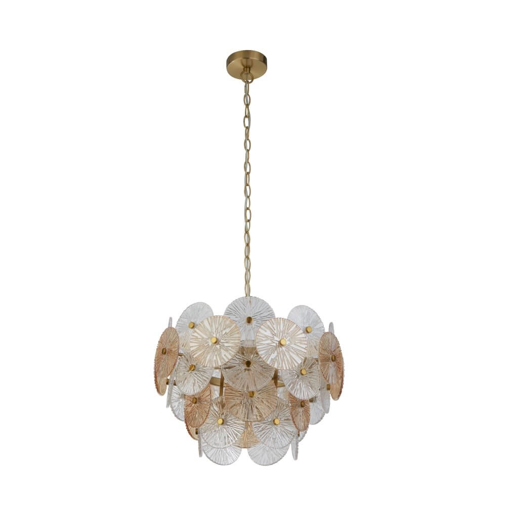 Hanglamp Wagon Wheel koper brons