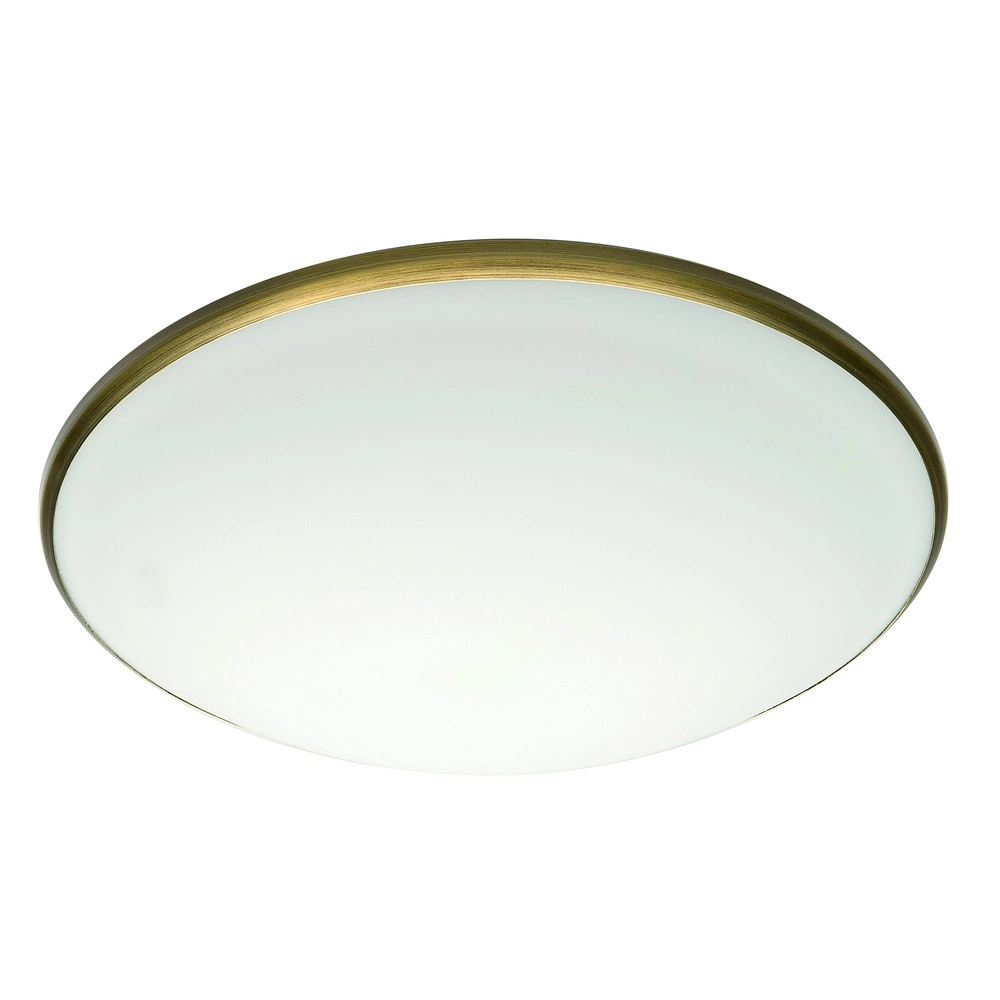 Plafonniere Art koper brons Ø 30cm