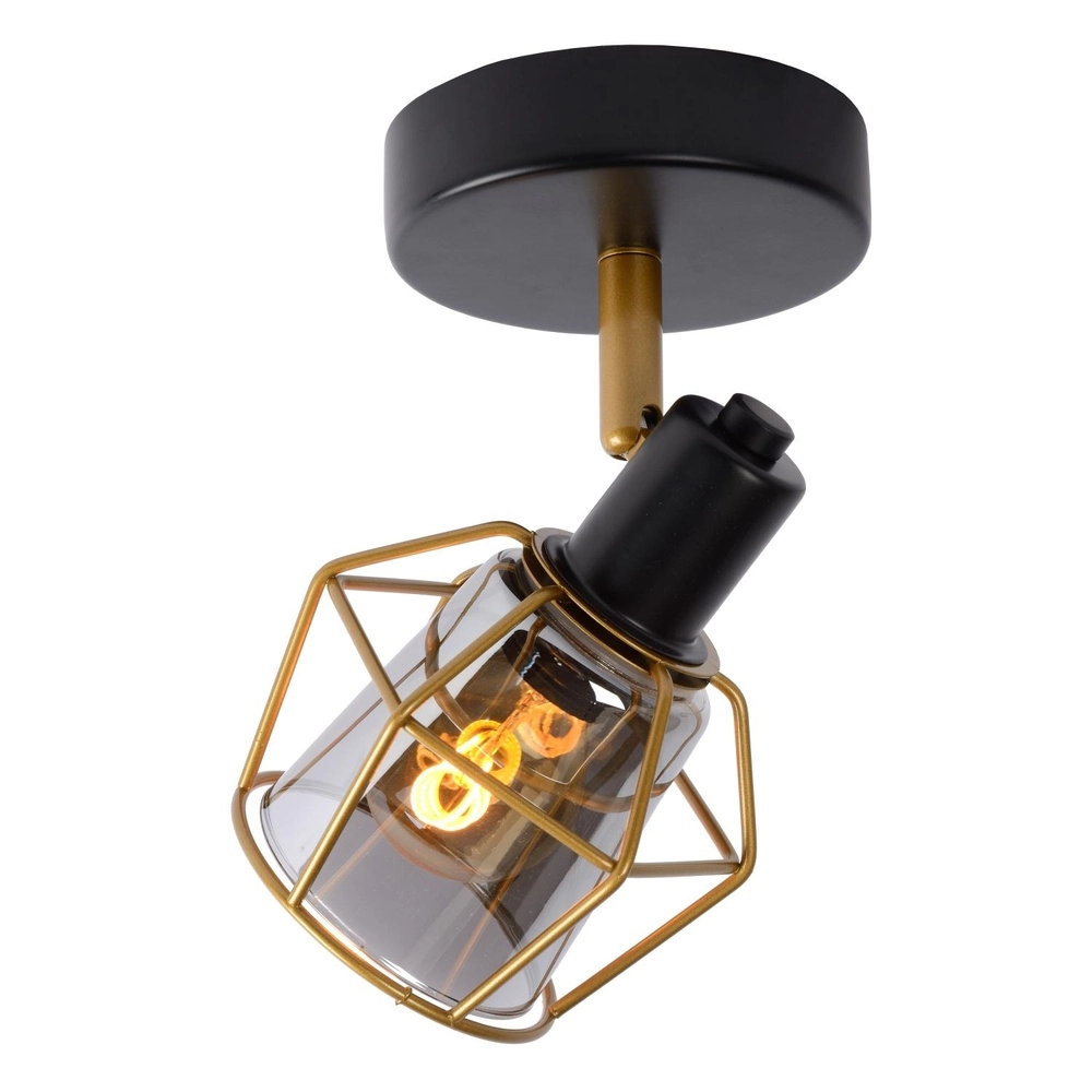 Plafondlamp Nila zwart Lucide 5411212770974