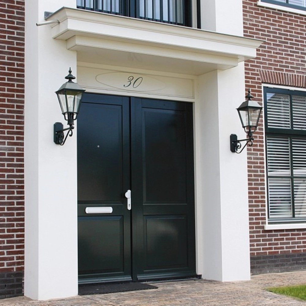 Nostalgische buitenlamp Mijdrecht zwart KS verlichting 8714732718448