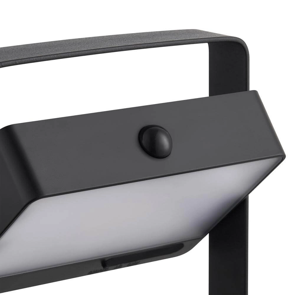 Staande tuinlamp Saulio solar zwart Nordlux 5704924023484
