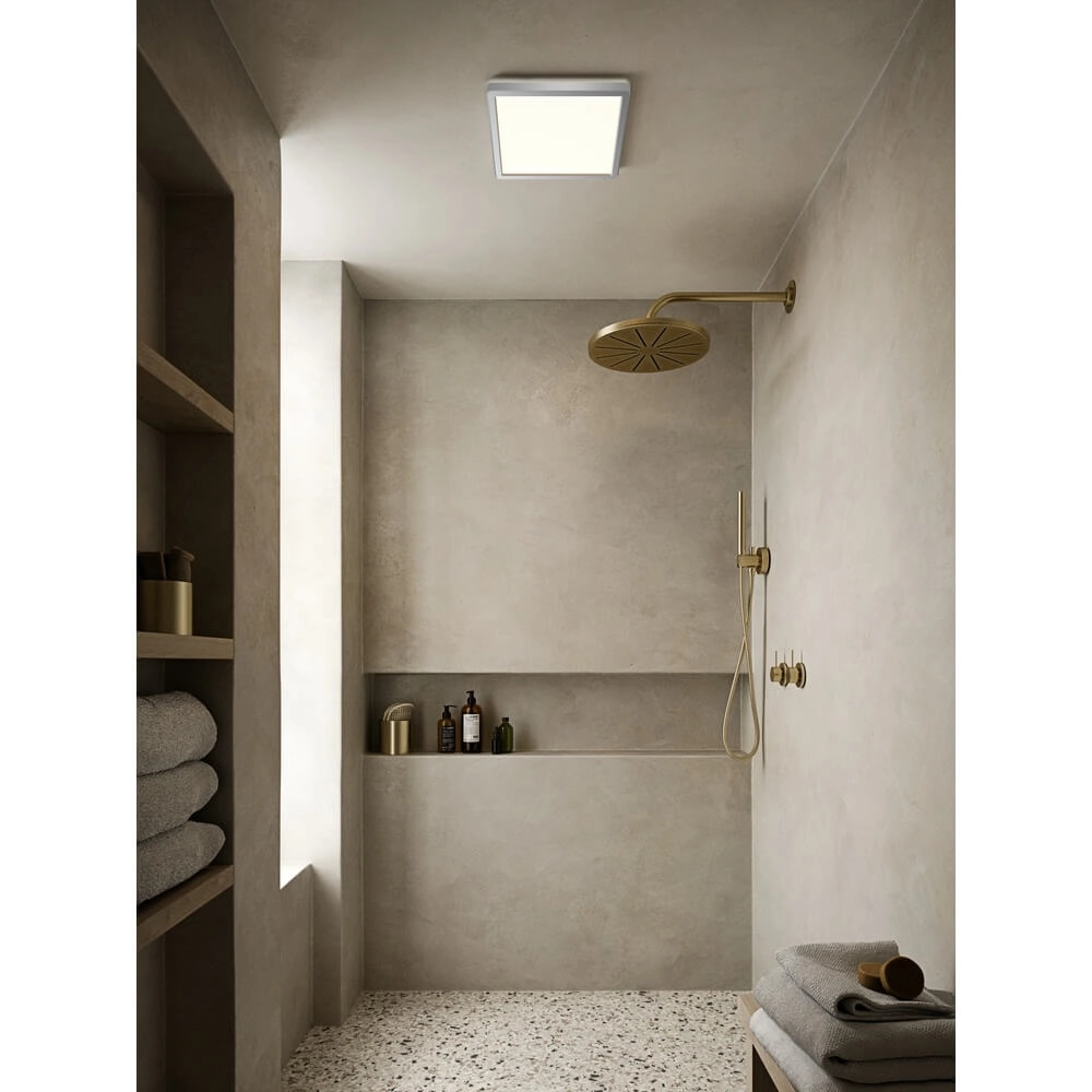 Plafonniere Oja chroom vierkant 30x30cm instelbaar Nordlux 5704924002199