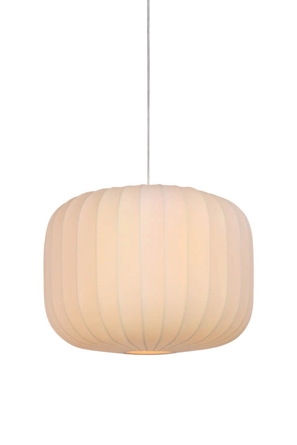 Japandi hanglamp Lexa wit Ø 44cm