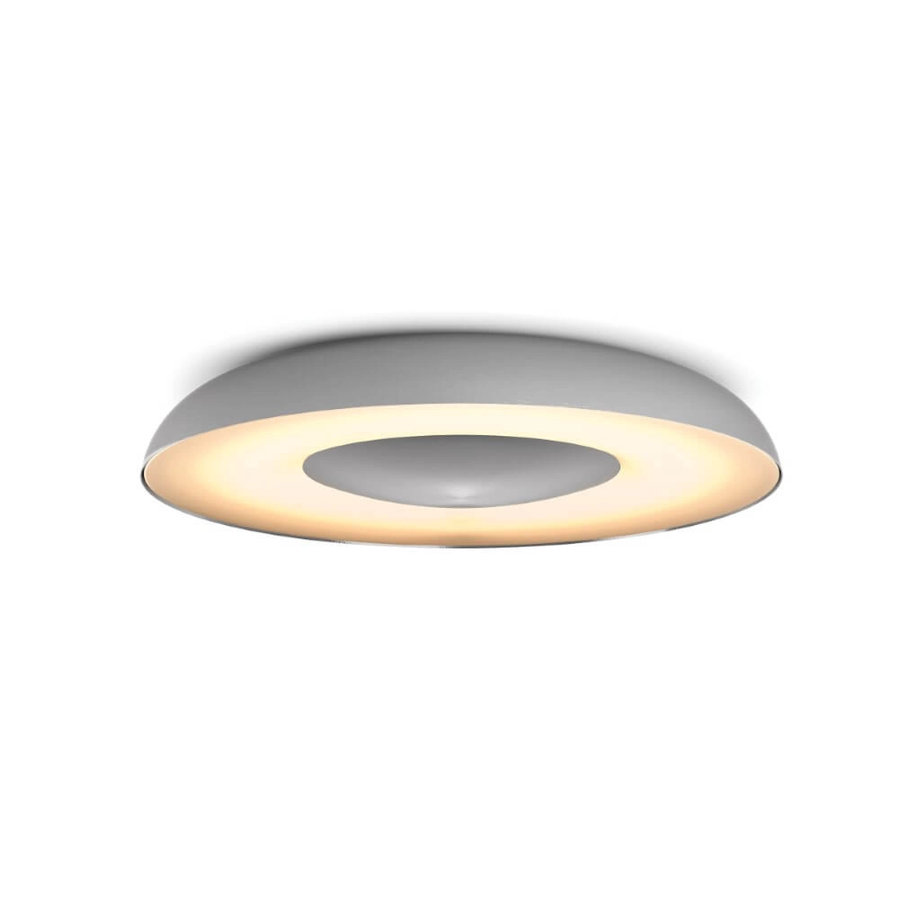Plafondlamp Hue Still - White Ambiance Ø 39,1cm zilvergrijs Philips 8719514341333