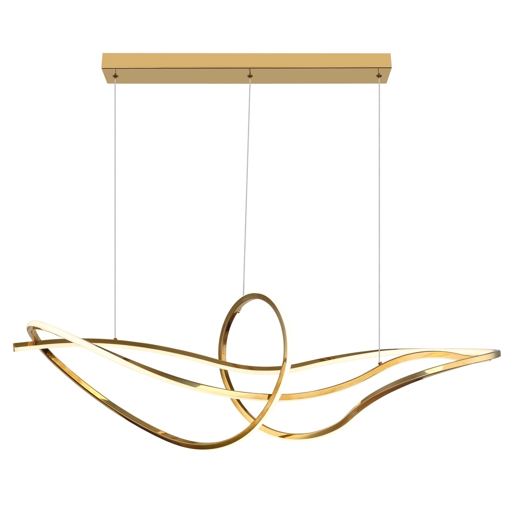Gouden hanglamp Iduna modern Globo 9007371507429