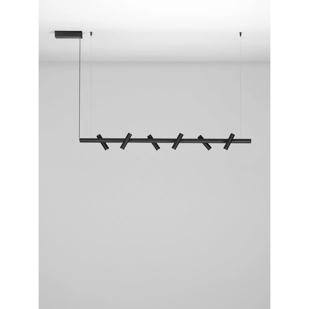 Eetkamer hanglamp Avelo zwart Lyora 5212063501577
