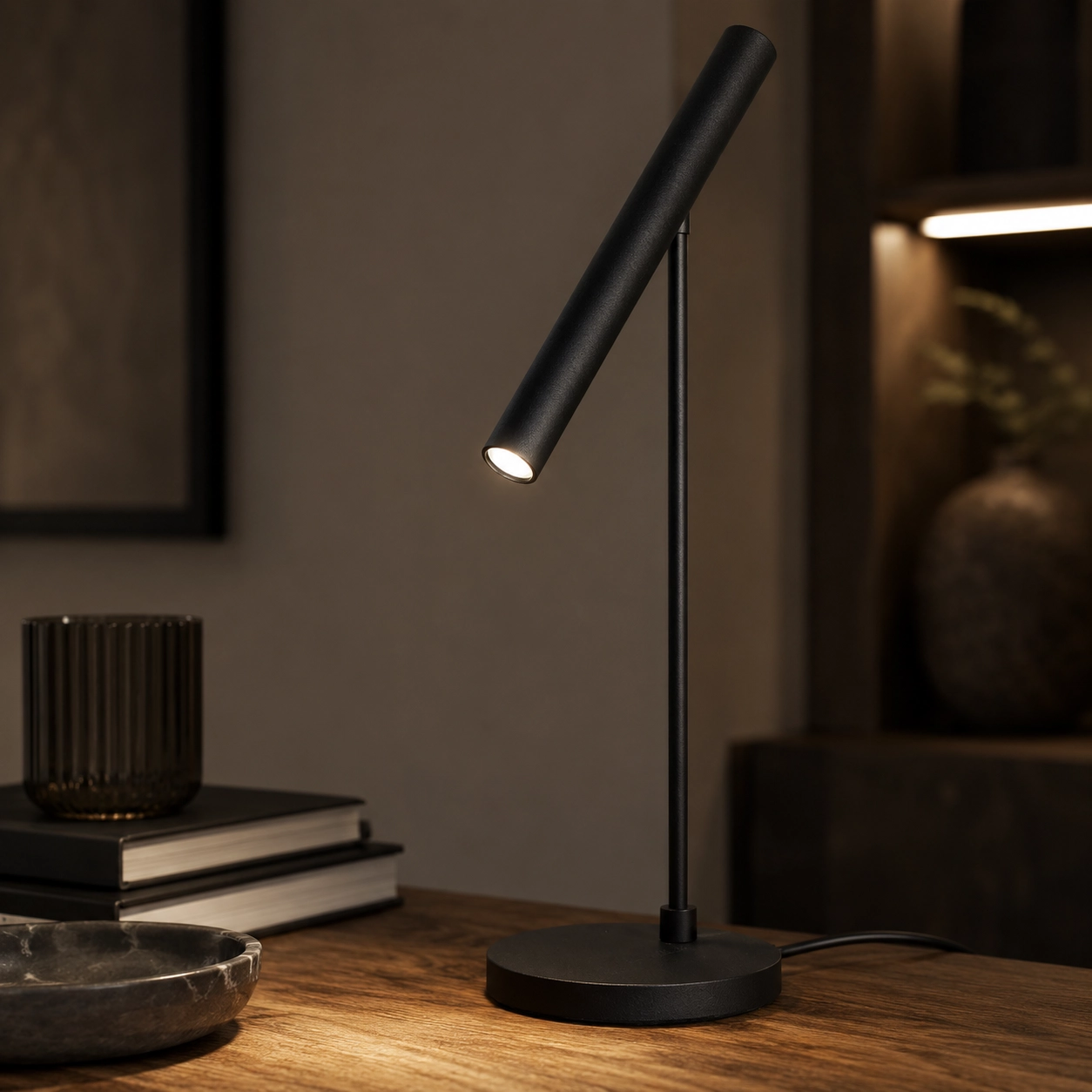 Design bureaulamp Harper zwart
