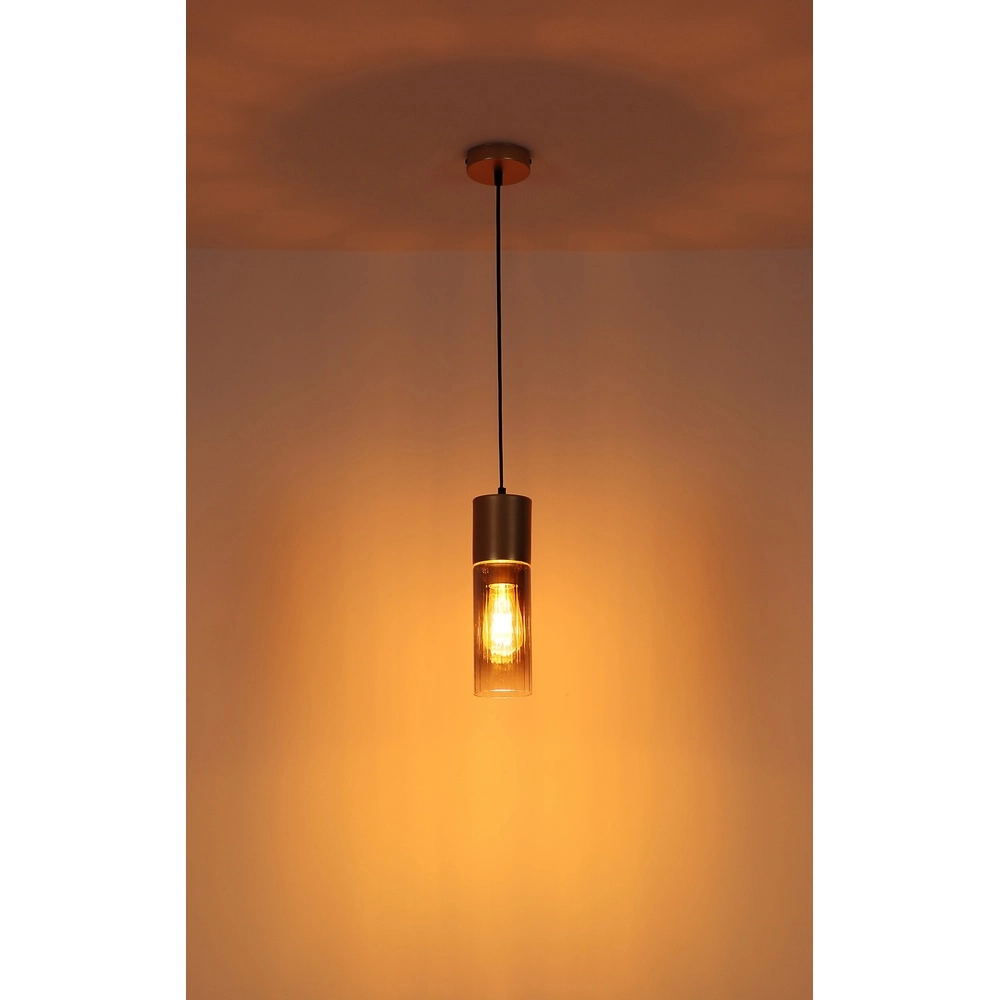 Hanglamp Annika bruin design Globo 9007371525904