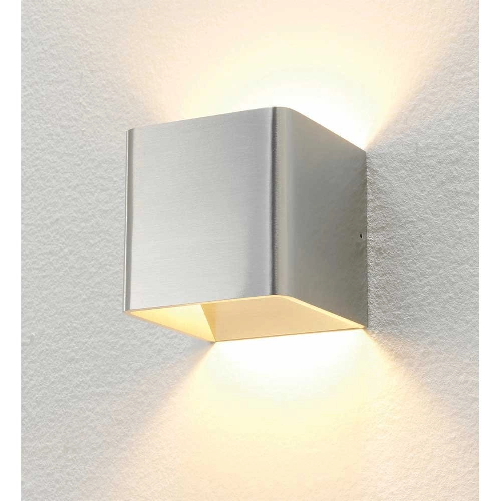 Led up- & downlighter Fulda 6w - 2700K - 10cm grijs