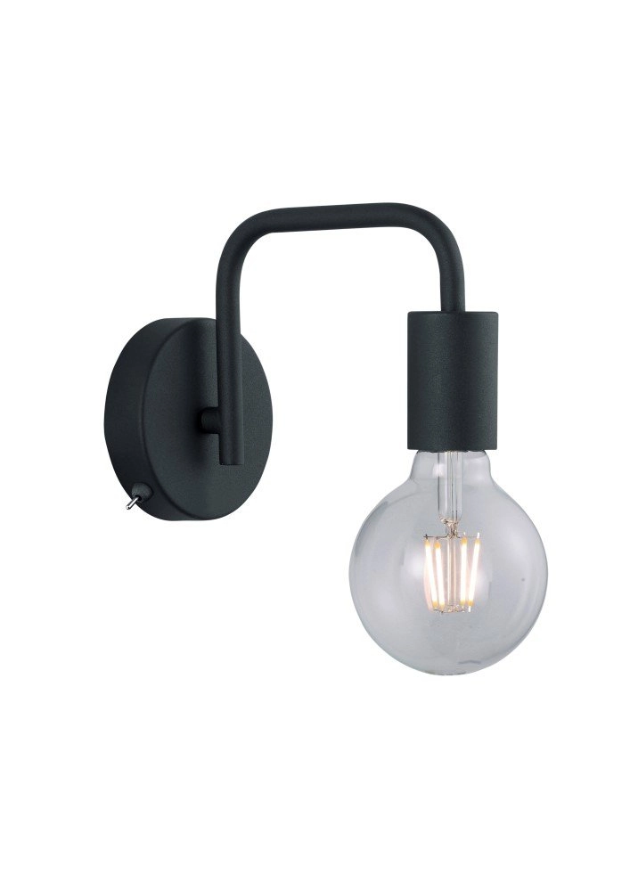 muur licht Diallo 15cm zwart