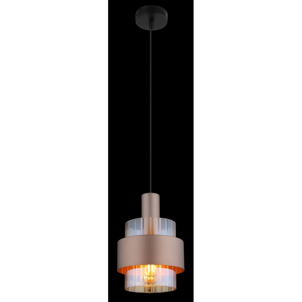 Hanglamp Milley brons Ø 18,5cm Globo 9007371462674