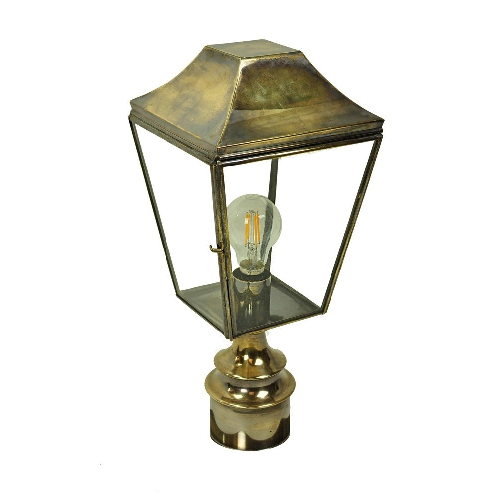Landelijke buitenlamp Knightbridge 58cm - gepoetst goud (PBUL) Limehouse