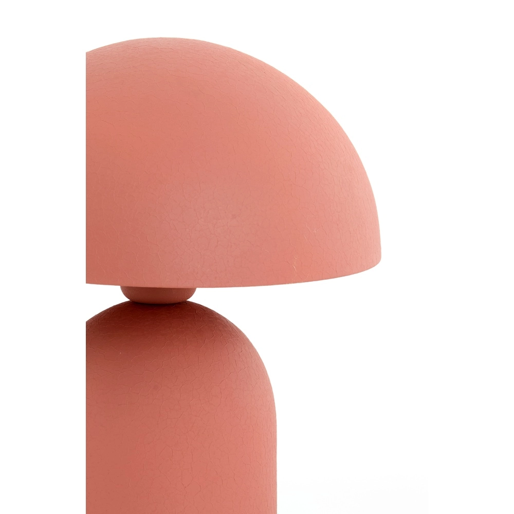 Champignon tafellamp Tolima koraal roze - Ø 23cm Light & Living 8717807807801