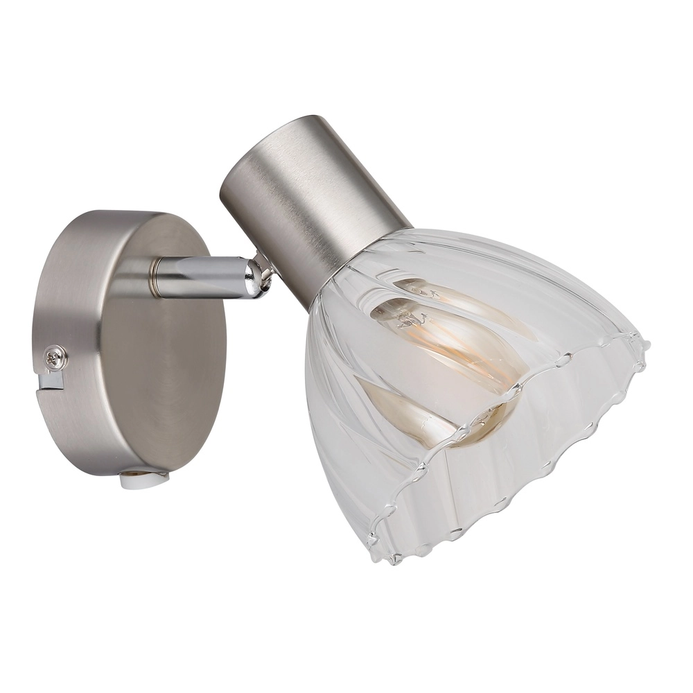 Wandlamp Zachery nikkel Globo 9007371528486