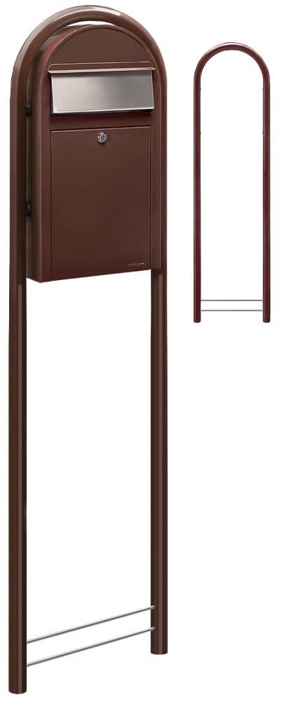Brievenbus Grande S 8017 i Donkerbruin Bobi 6417237037268