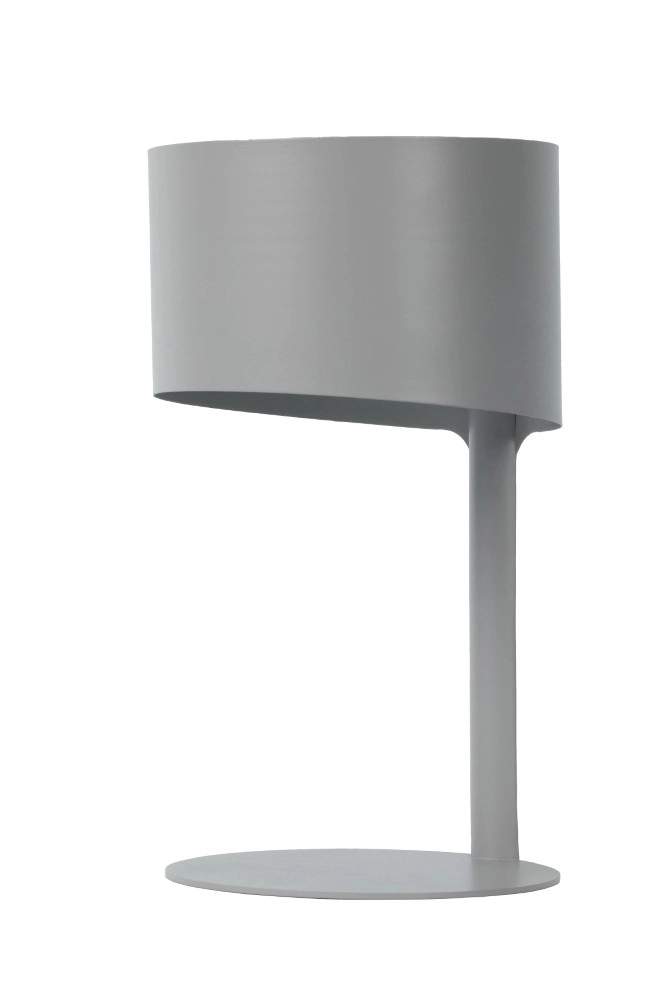 Strakke tafellamp Knulle Ø 15cm grijs Lucide 5411212450722
