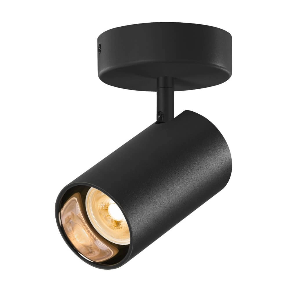 Opbouwspot Asto Tube zwart - 1x GU10