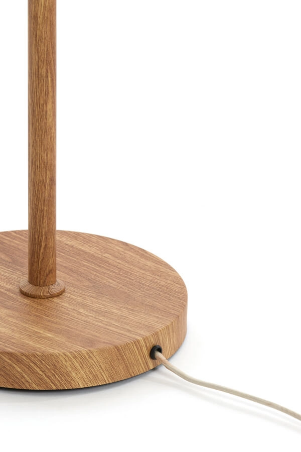 Vloerlamp Dania lichte hout print Light & Living 8717807710057