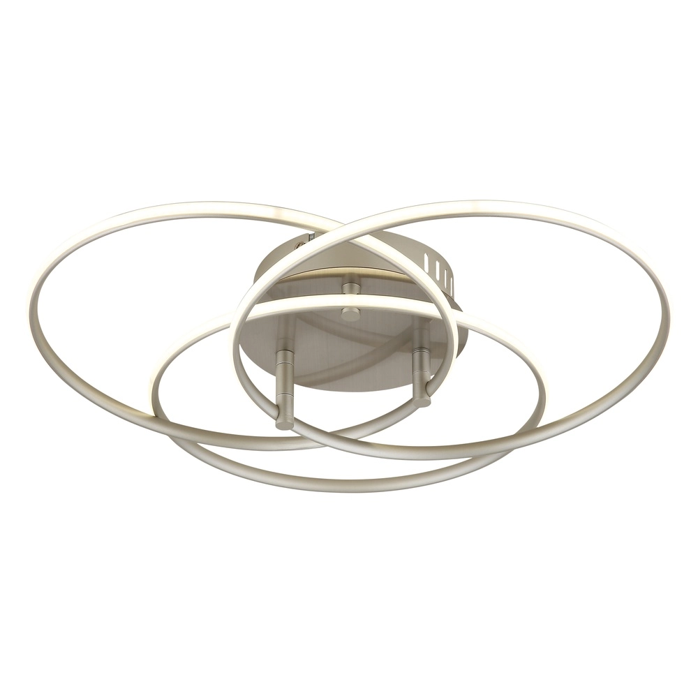 Design plafondlamp Kombos nikkel