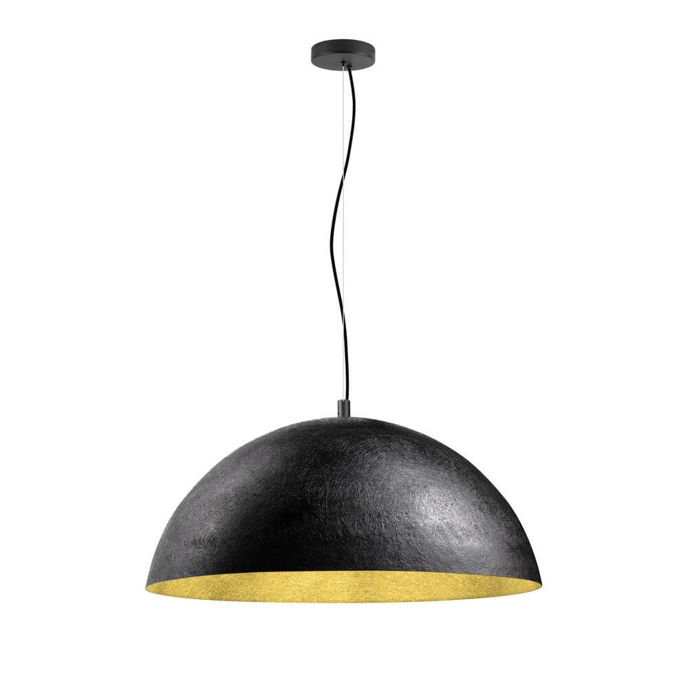 Hanglamp Forchini 70 zwart met goud Ø 70cm