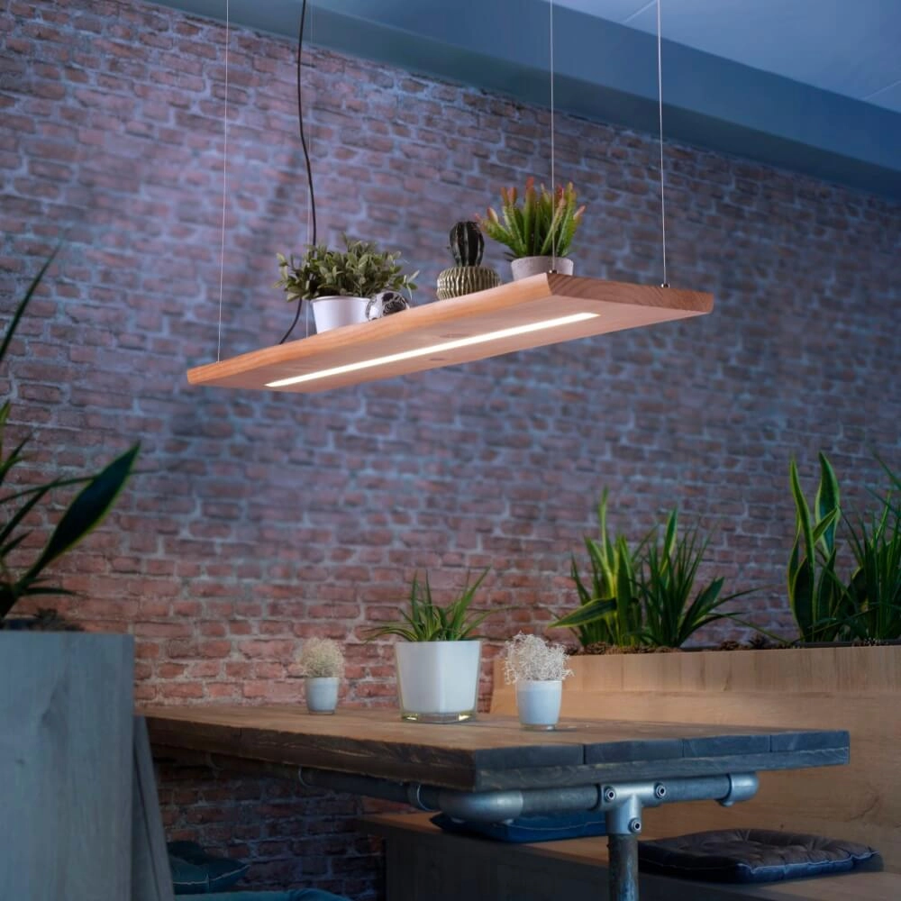 Hanglamp Palma hout Paul Neuhaus 4012248358924