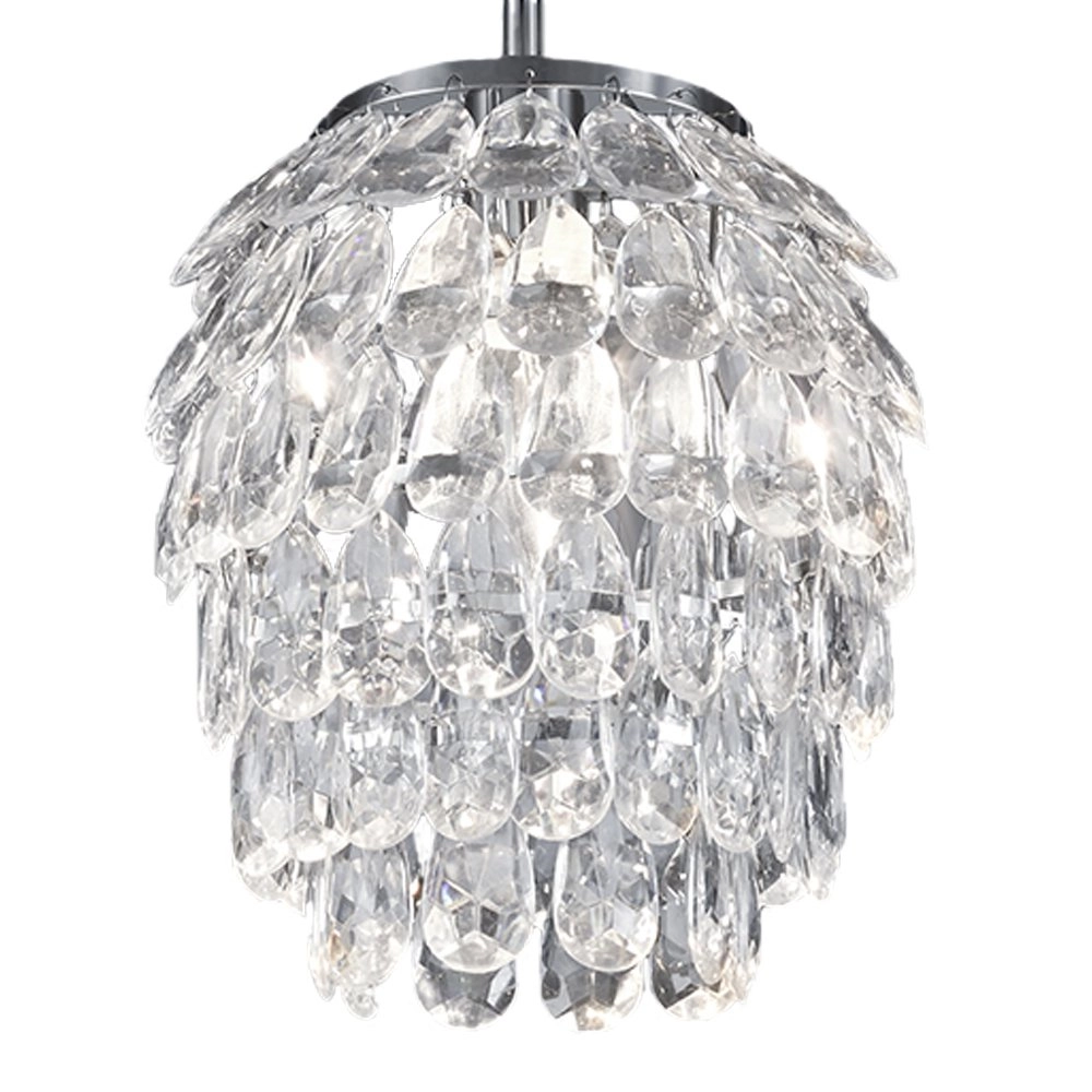 Plafondlamp Petty met kristal 20cm Trio 4017807288261