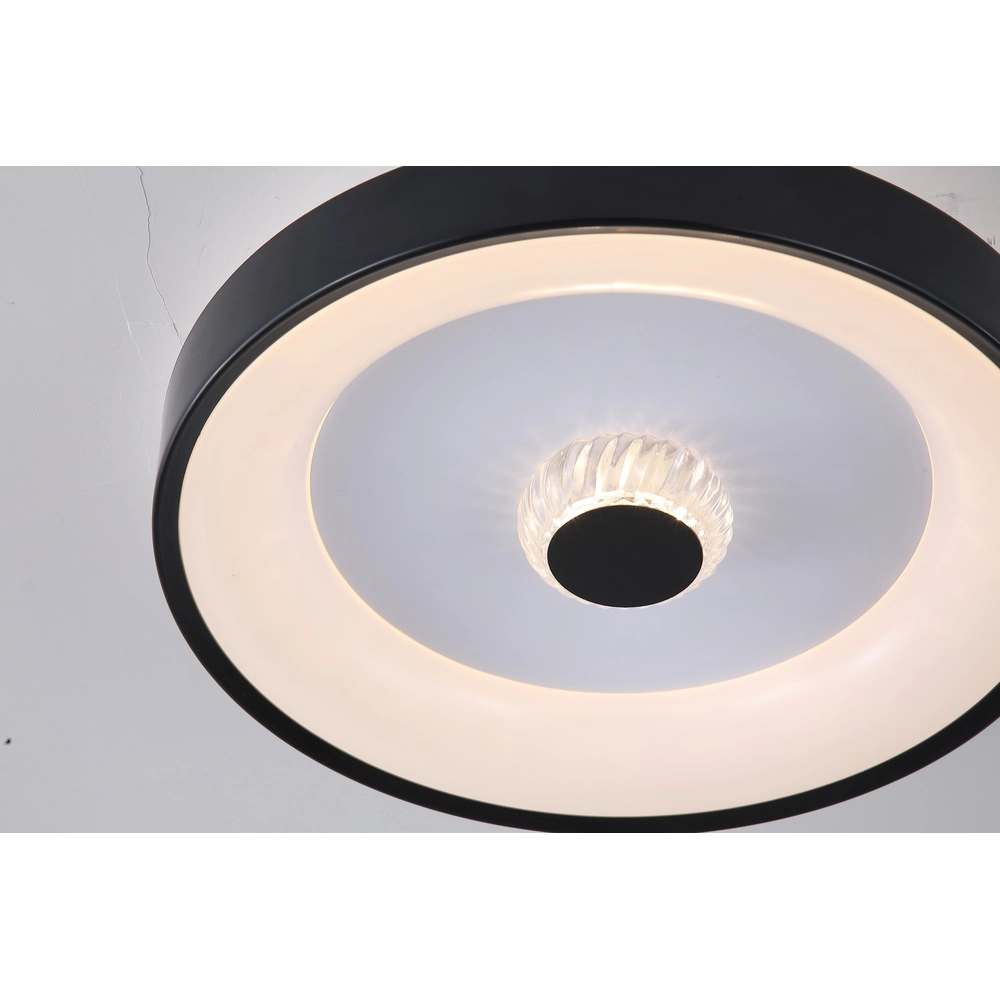 Plafonniere Polka zwart Searchlight 5053423304359