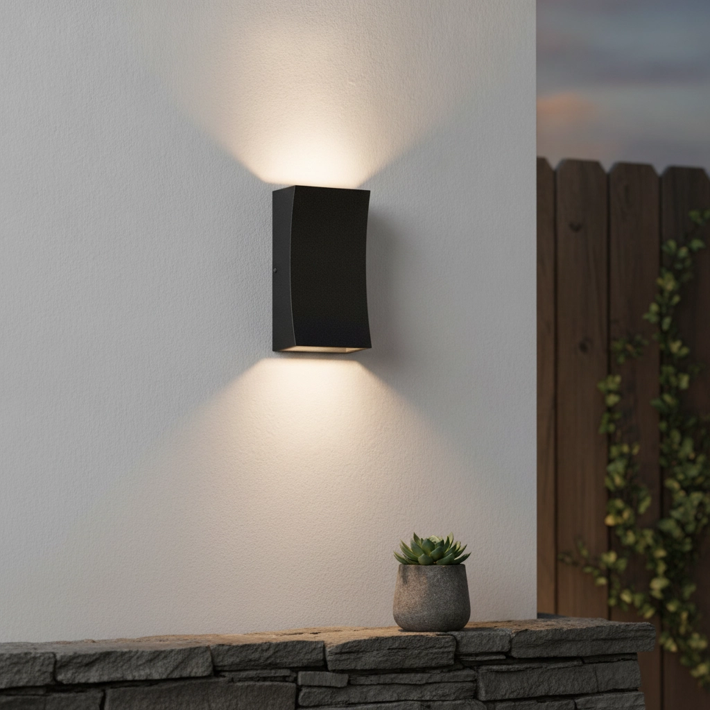 Wandspot Boxy up en down antraciet