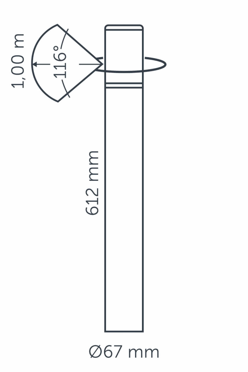 Tuinlamp Liv Dark 12 volt LED In-lite 8717051004469