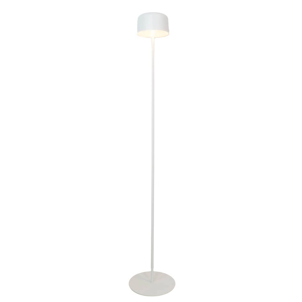 Strakke terraslamp Roccanova solar wit met usb