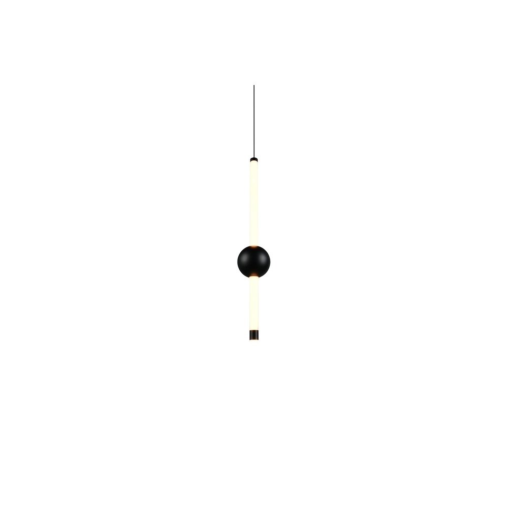 Moderne hanglamp Melita zwart Trio 4017807661927