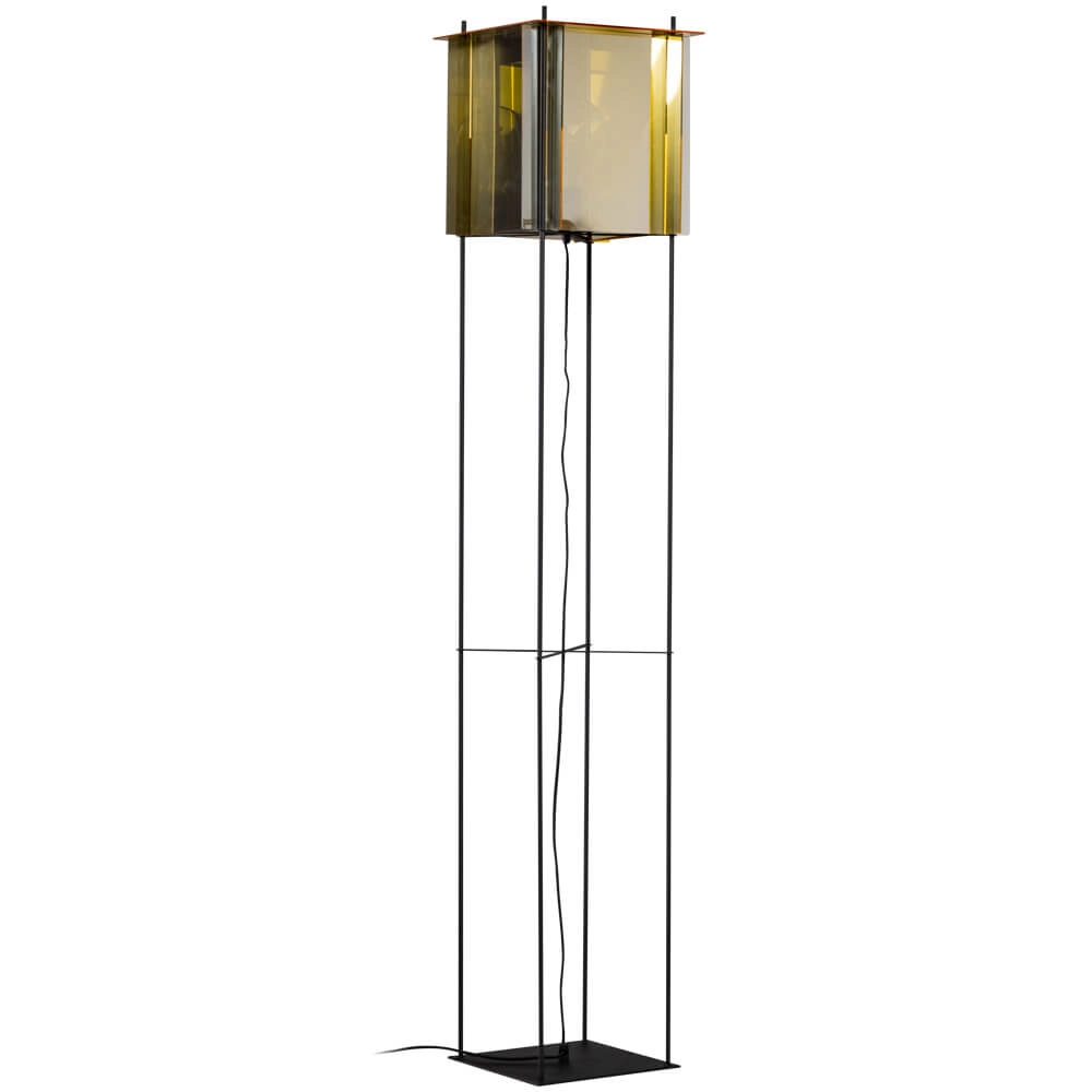 Vierkante vloerlamp Cube 160cm
