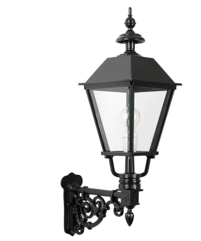 Muurlamp Zandvoort nostalgie - zwart