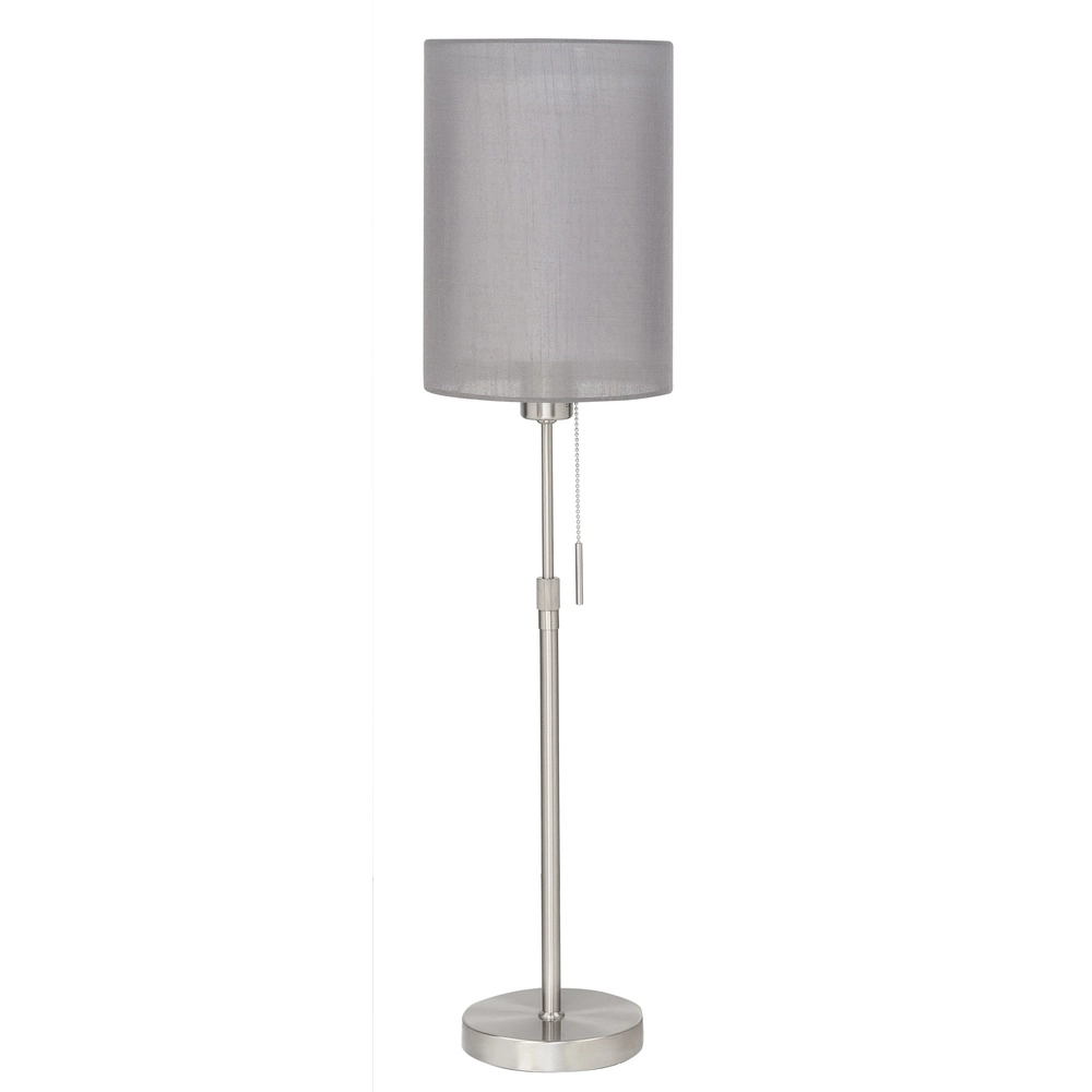 Tafellamp Victoria nikkel 81cm