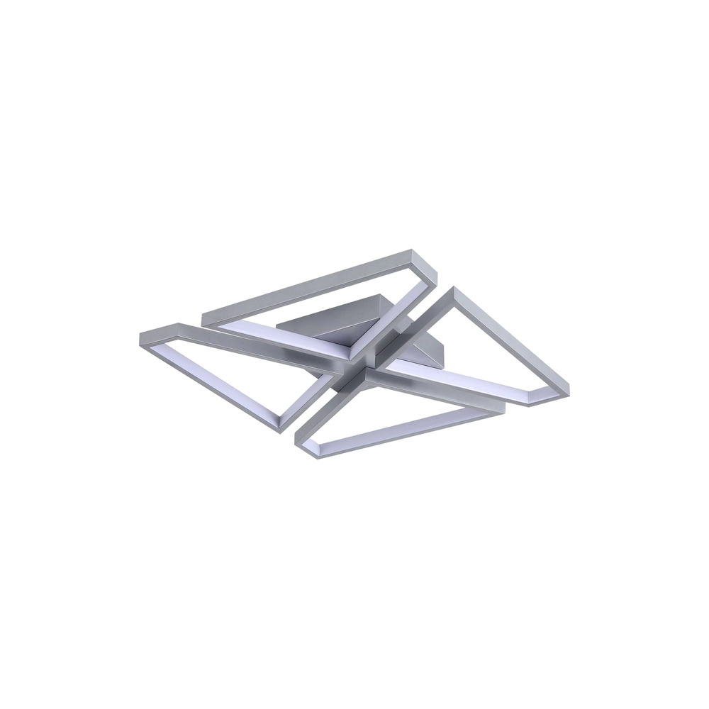 Plafondlamp Quatro zwart vierkant Searchlight 5053423302317