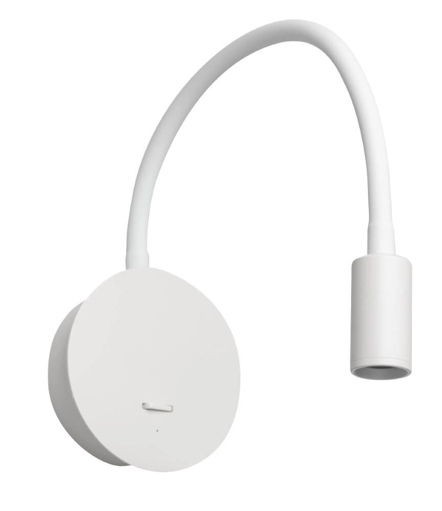 Flexibele opbouwspot Wispo wit