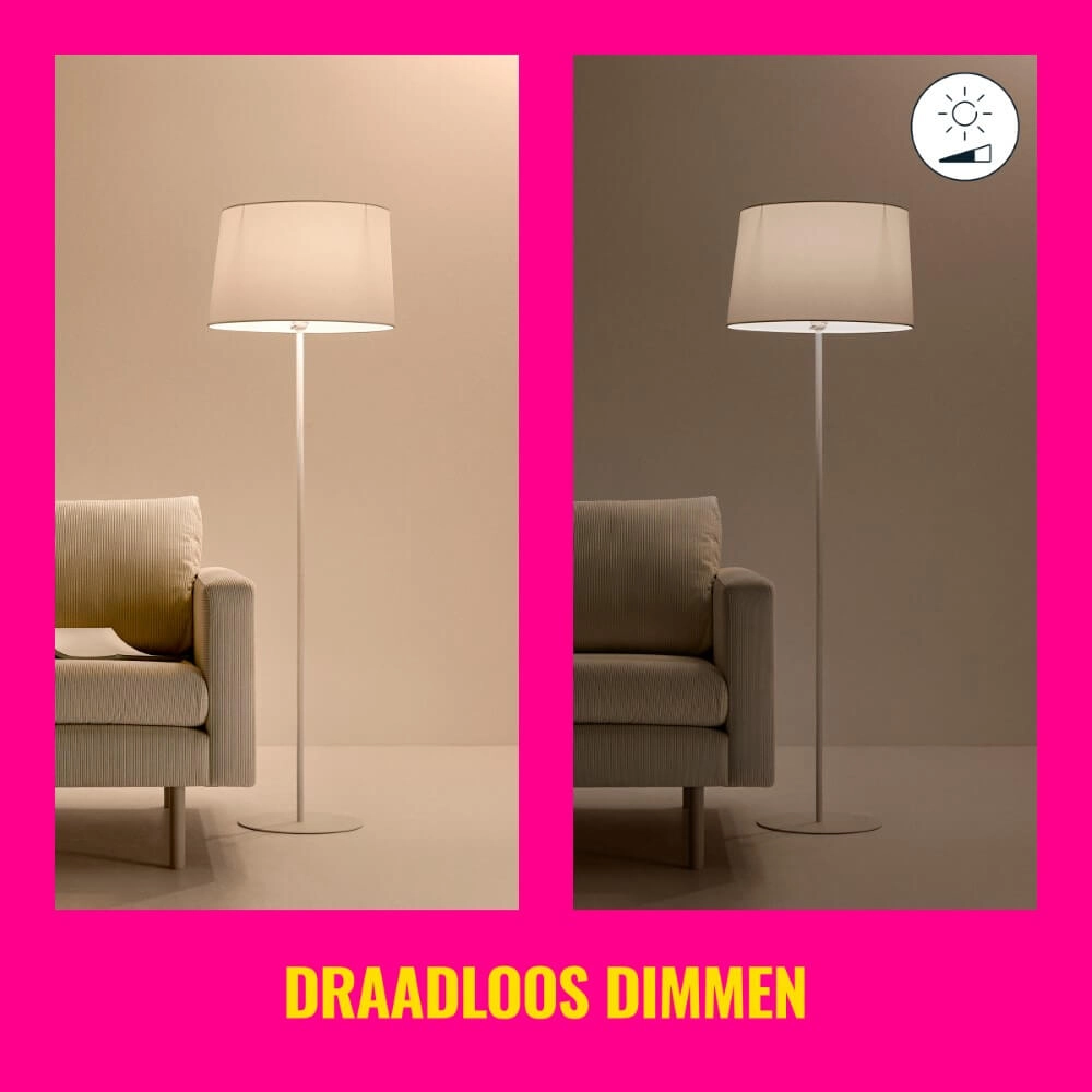 Wandspot Up and Down smart - zwart WiZ 8719514554610