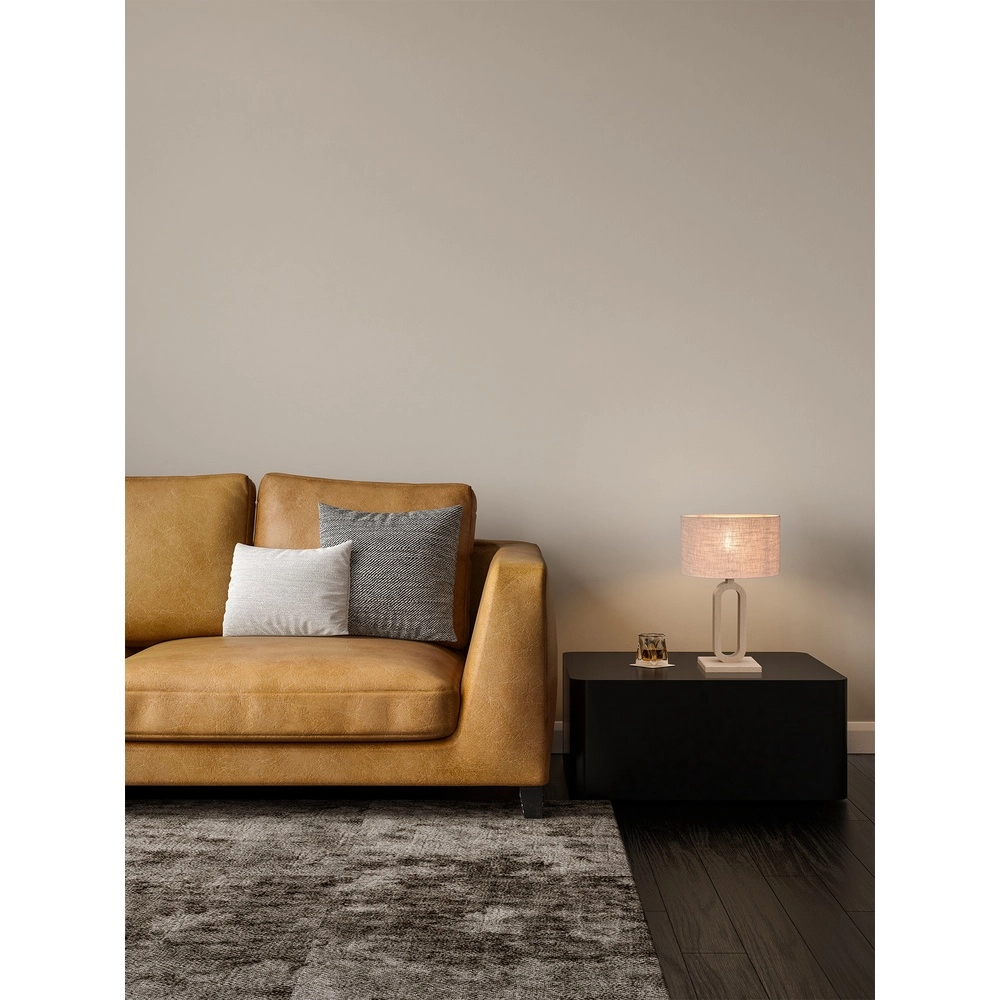 Tafellamp Sino Loop 39cm licht hout Masterlight