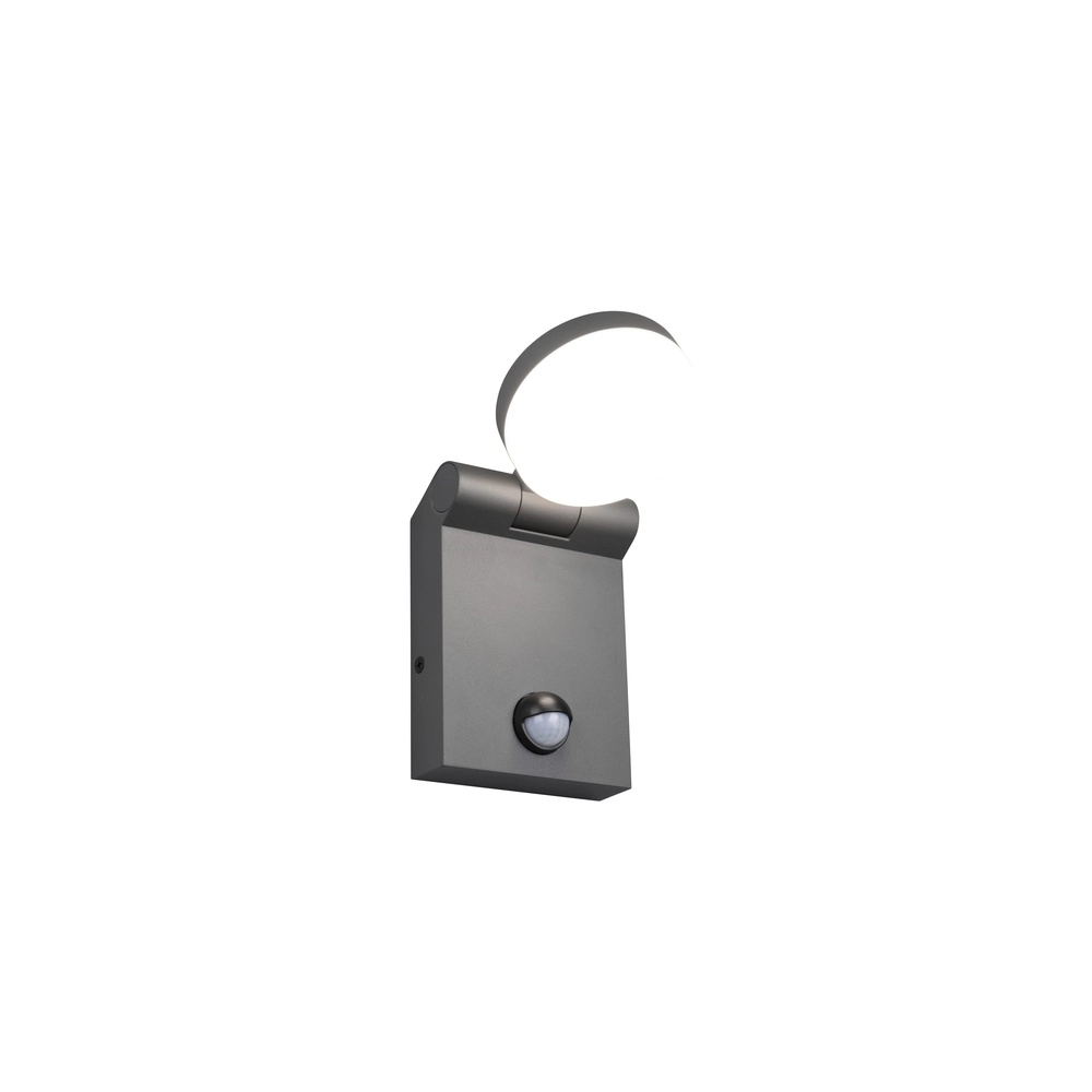 Strakke wandlamp Adour antraciet met sensor Trio 4017807603408
