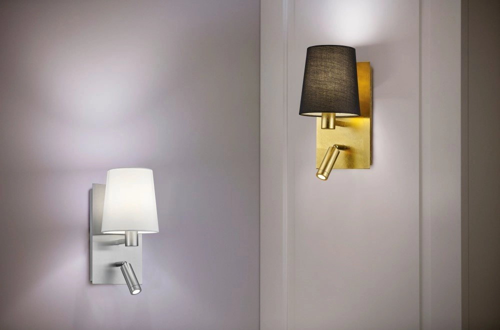Leeslamp Marriot metaalgrijs Trio 4017807374681