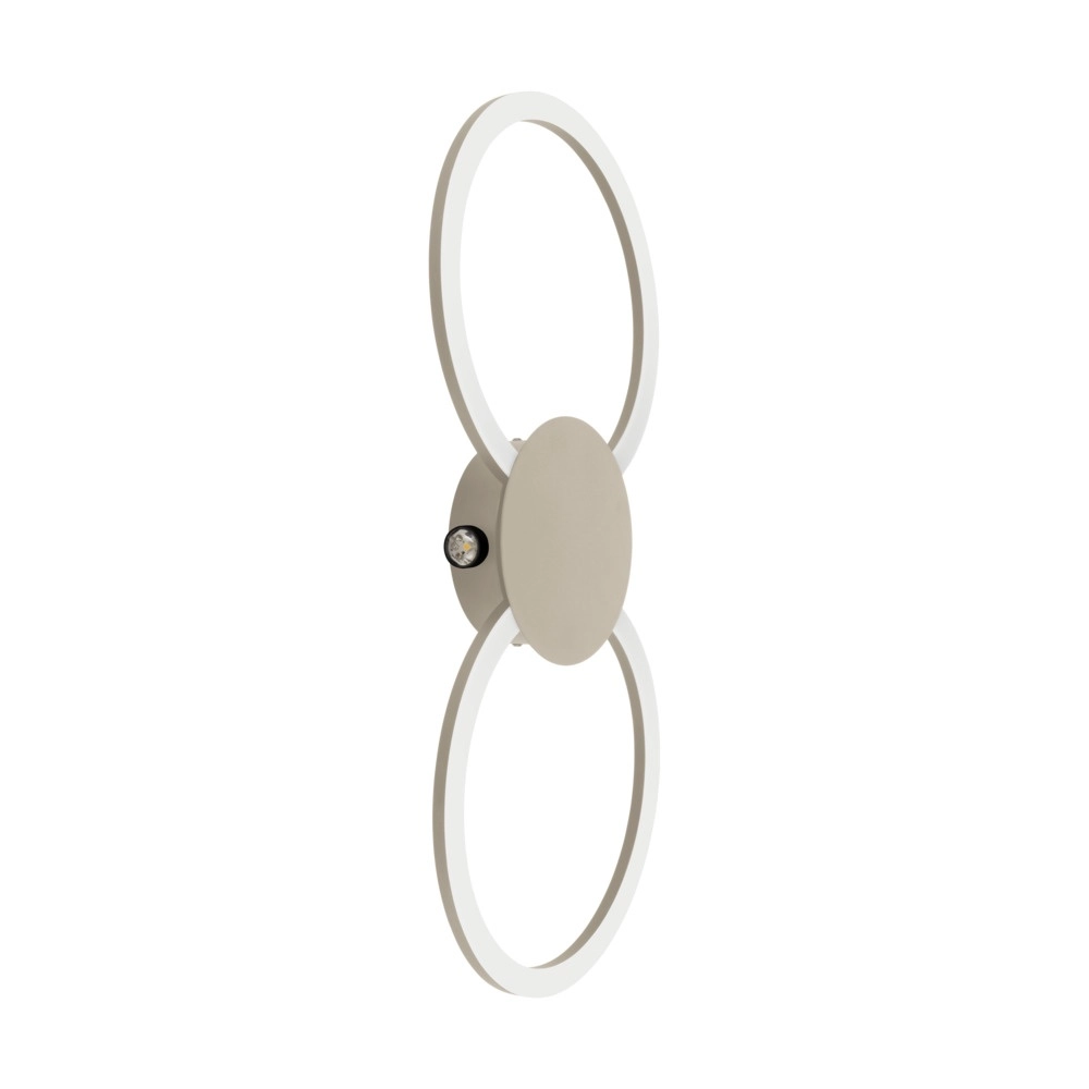 Design wandlamp Venticello 1 zand bruin