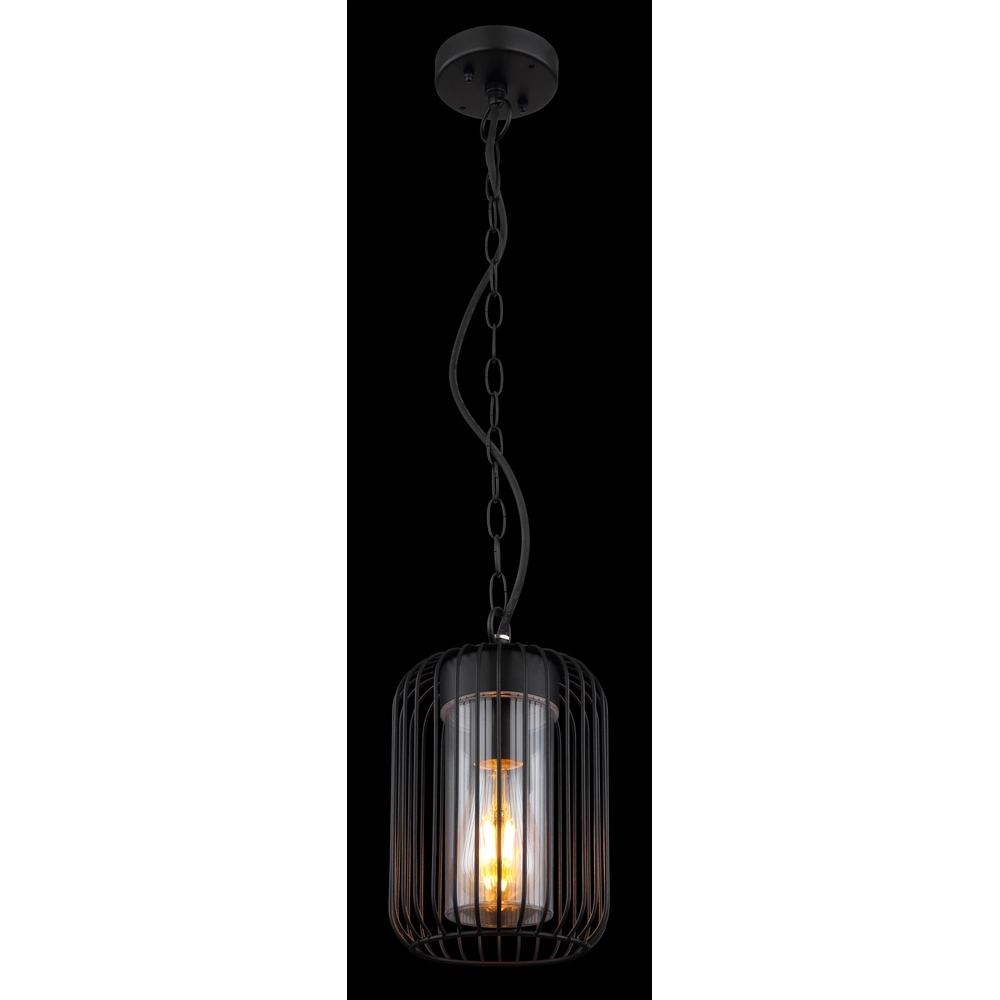 Hanglamp Nina zwart voor buiten Globo 9007371435340
