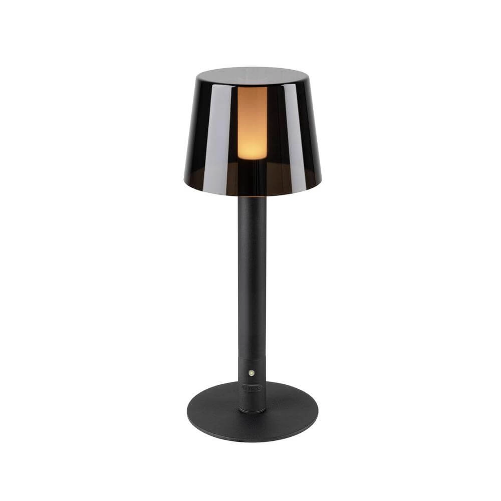 Tafellamp Taha oplaadbaar zwart 2700K