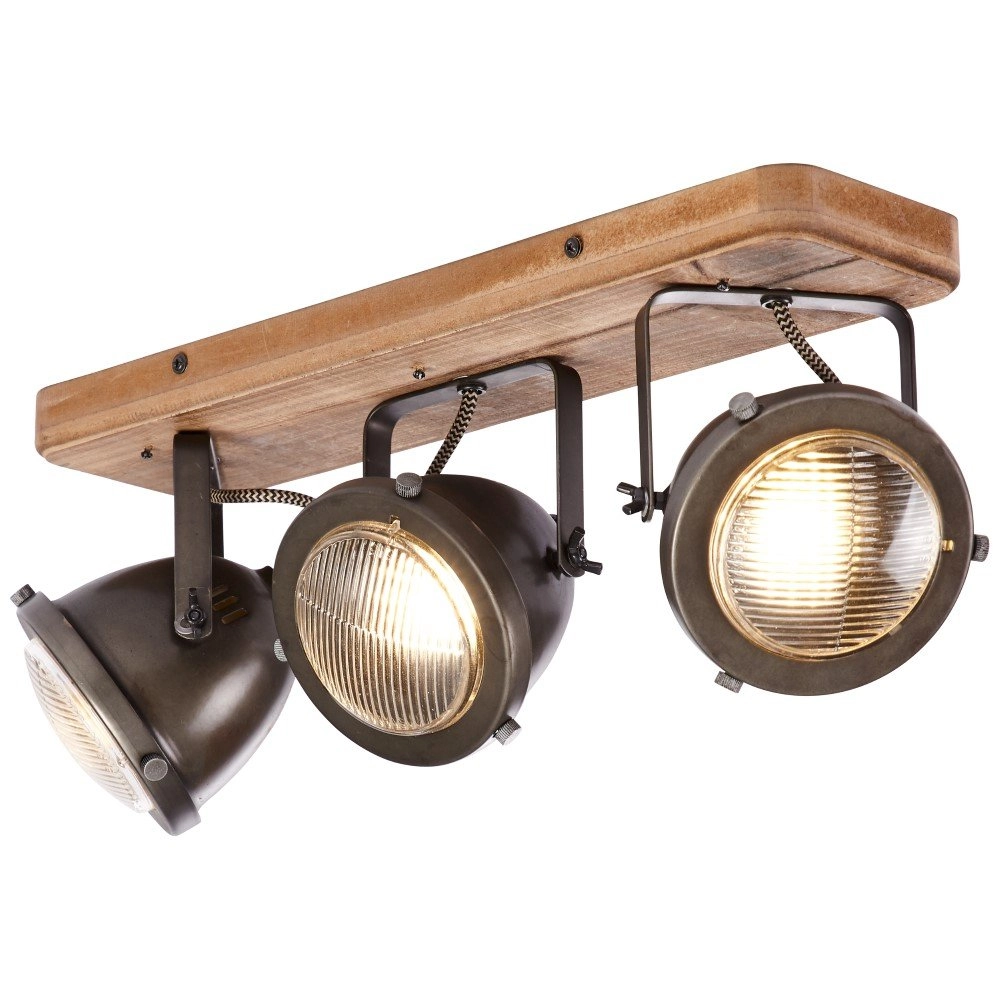 Plafondspot Carmen Wood Vintage Brilliant 4004353310652