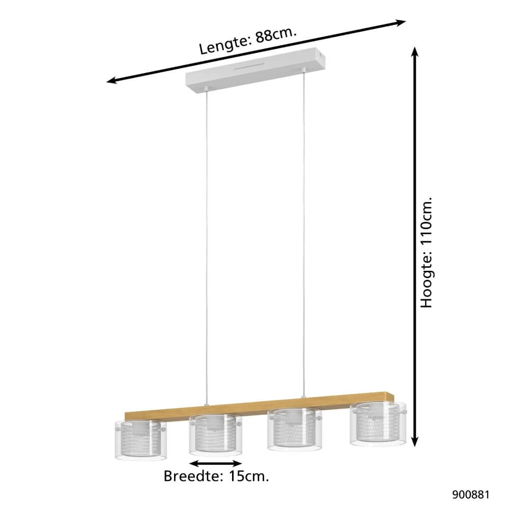Zigbee led hanglamp Portico-Z Eglo 9008606274604