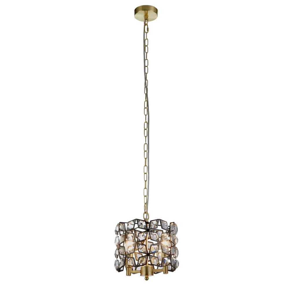 Gouden hanglamp Iris Ø 25cm
