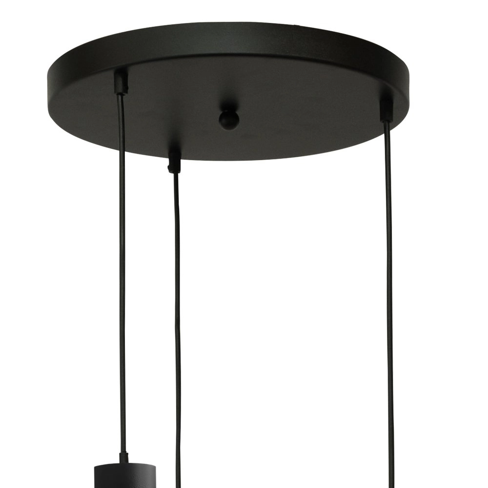 Hanglamp Bounty 3-lichts smoke glas Masterlight 8718121247830