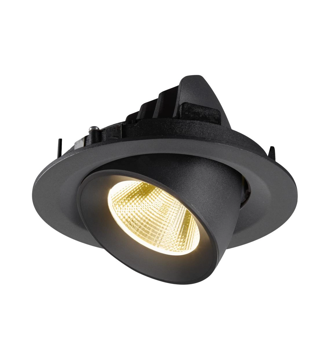 Inbouwspot Numinos Gimble M zwart 3000K - 20gr SLV 4024163311953