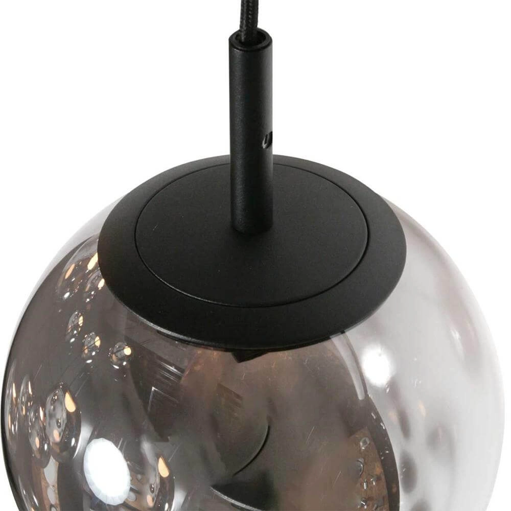 Vide hanglamp Bollique zwart 12-lichts Steinhauer 8712746177930