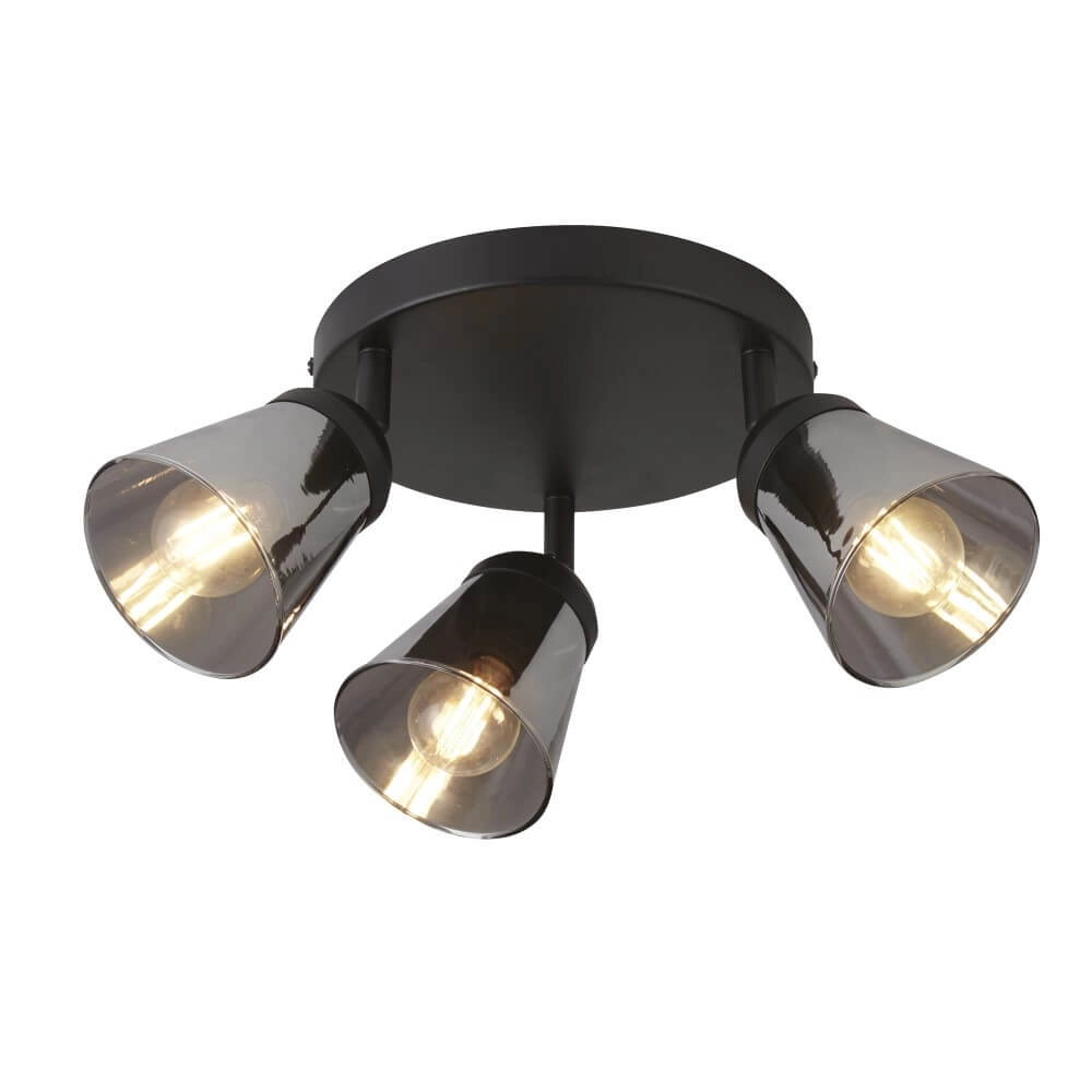 Smoke plafondlamp Mega 3-lichts